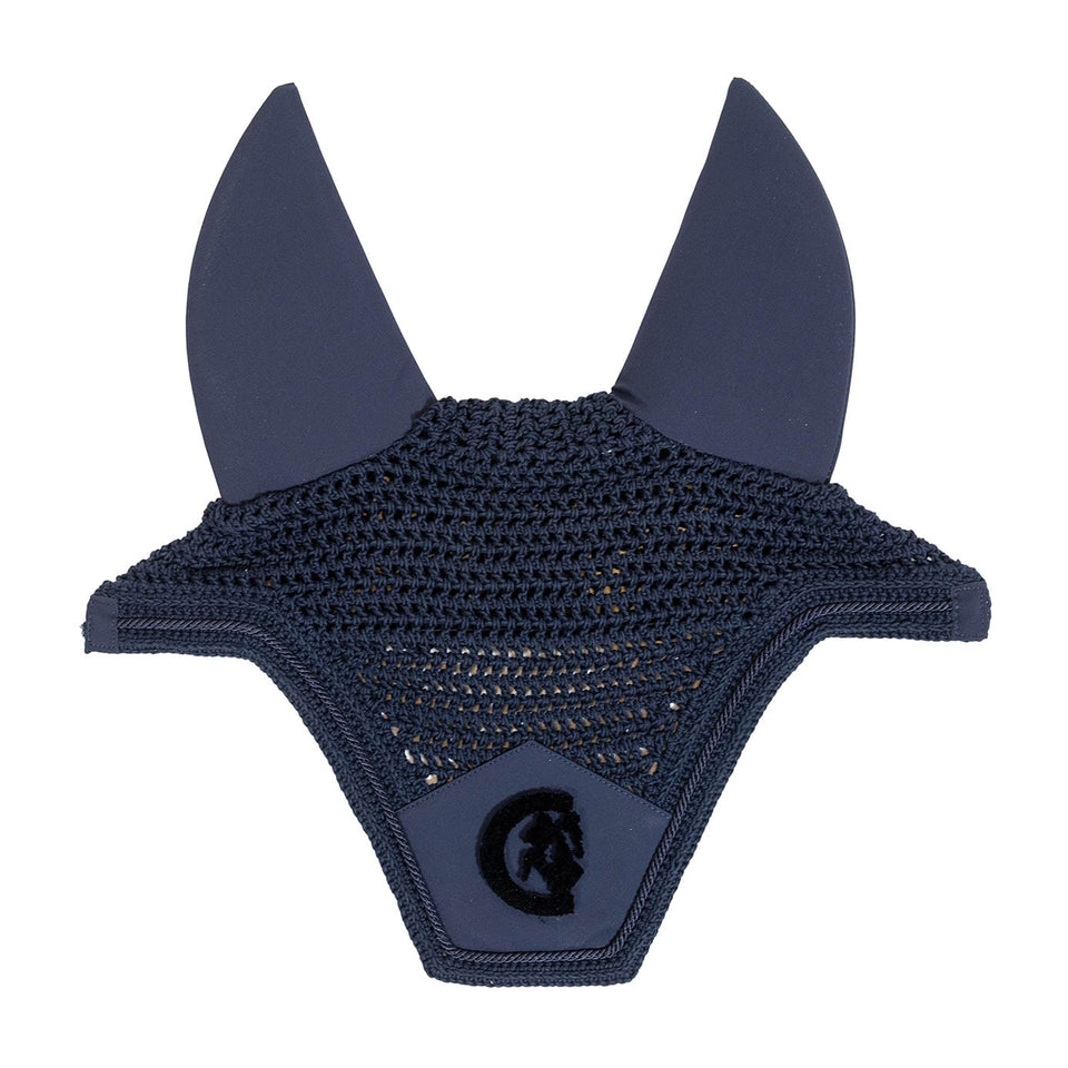 Kentucky Horsewear Wellington 3D Logo Fly Veil - Navy