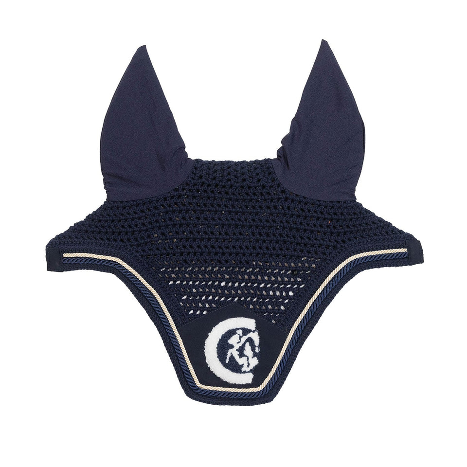 Kentucky Horsewear Wellington 3D Rope Fly Veil - Navy