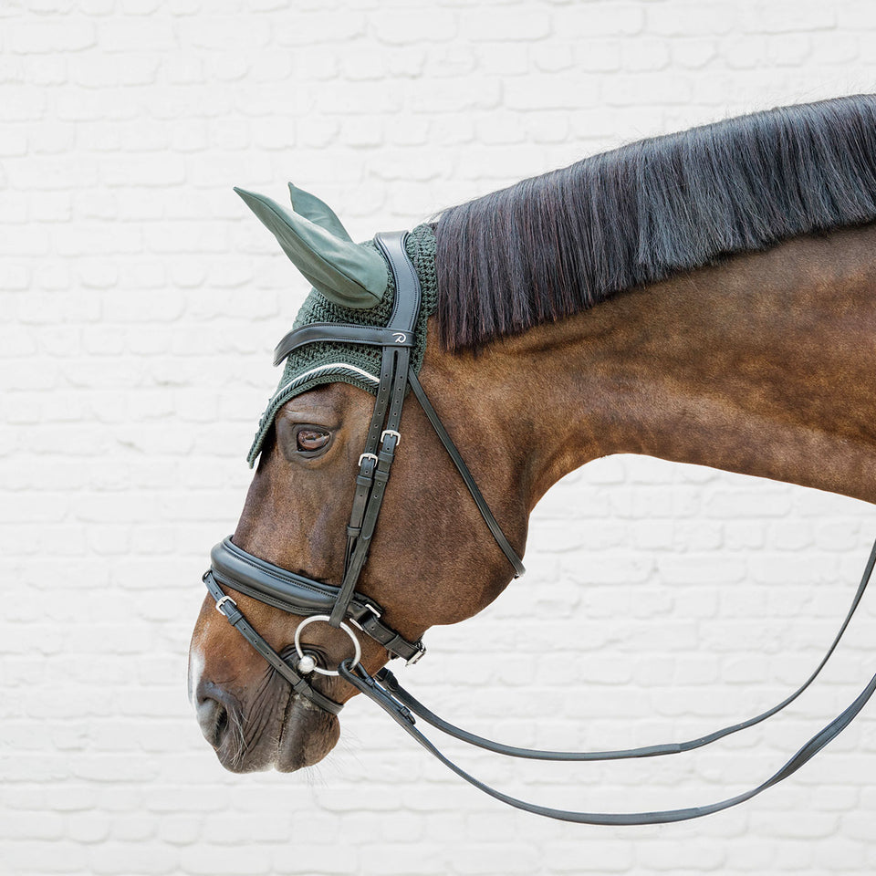 Kentucky Horsewear Wellington 3D Rope Fly Veil - Pine Green