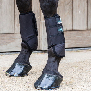 Kentucky Horsewear 3D Air Flow Eventing Boots Front - Black