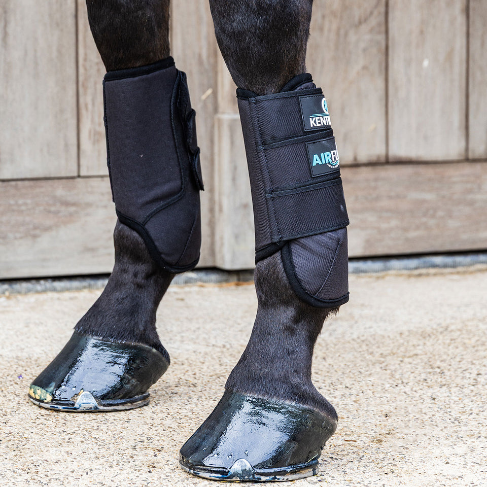 Kentucky Horsewear 3D Air Flow Eventing Boots Front - Black