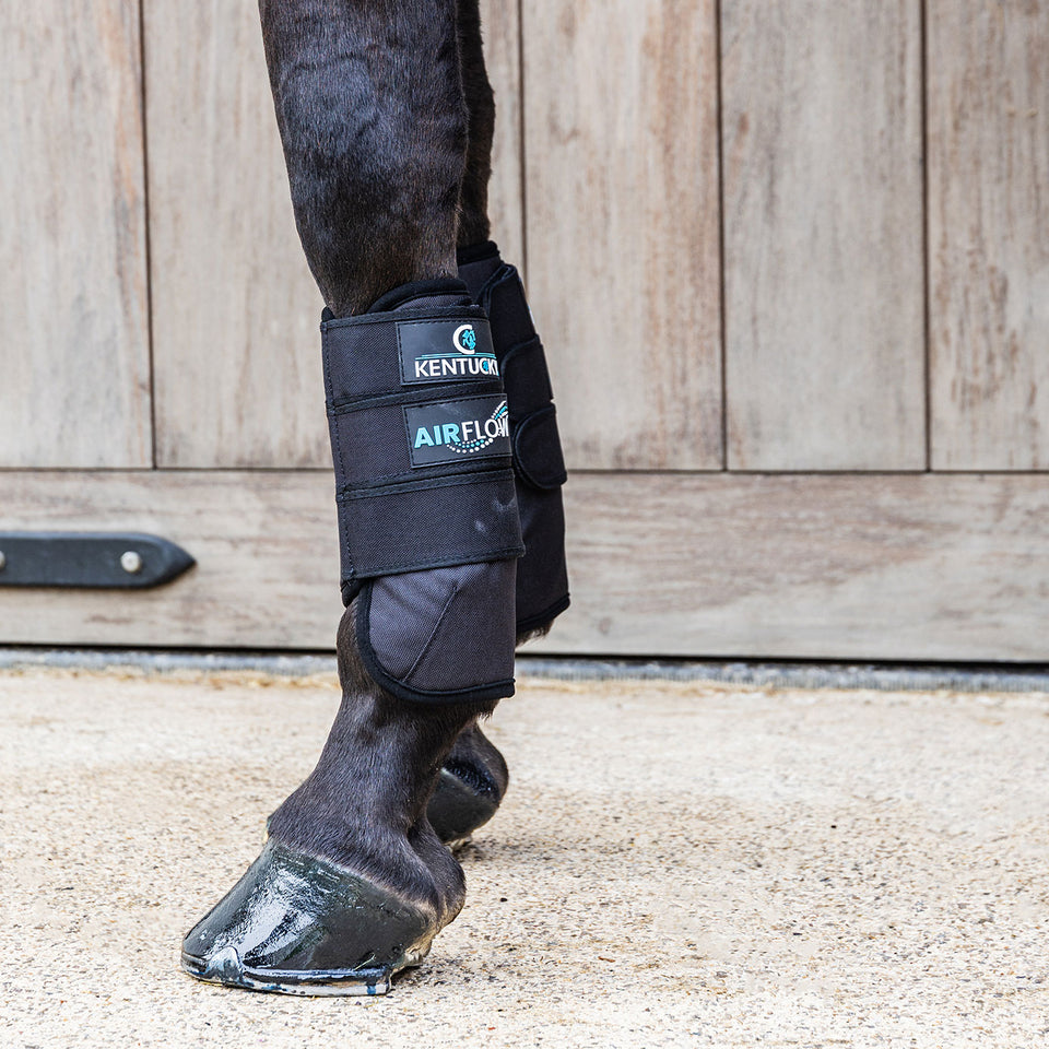 Kentucky Horsewear 3D Air Flow Eventing Boots Front - Black