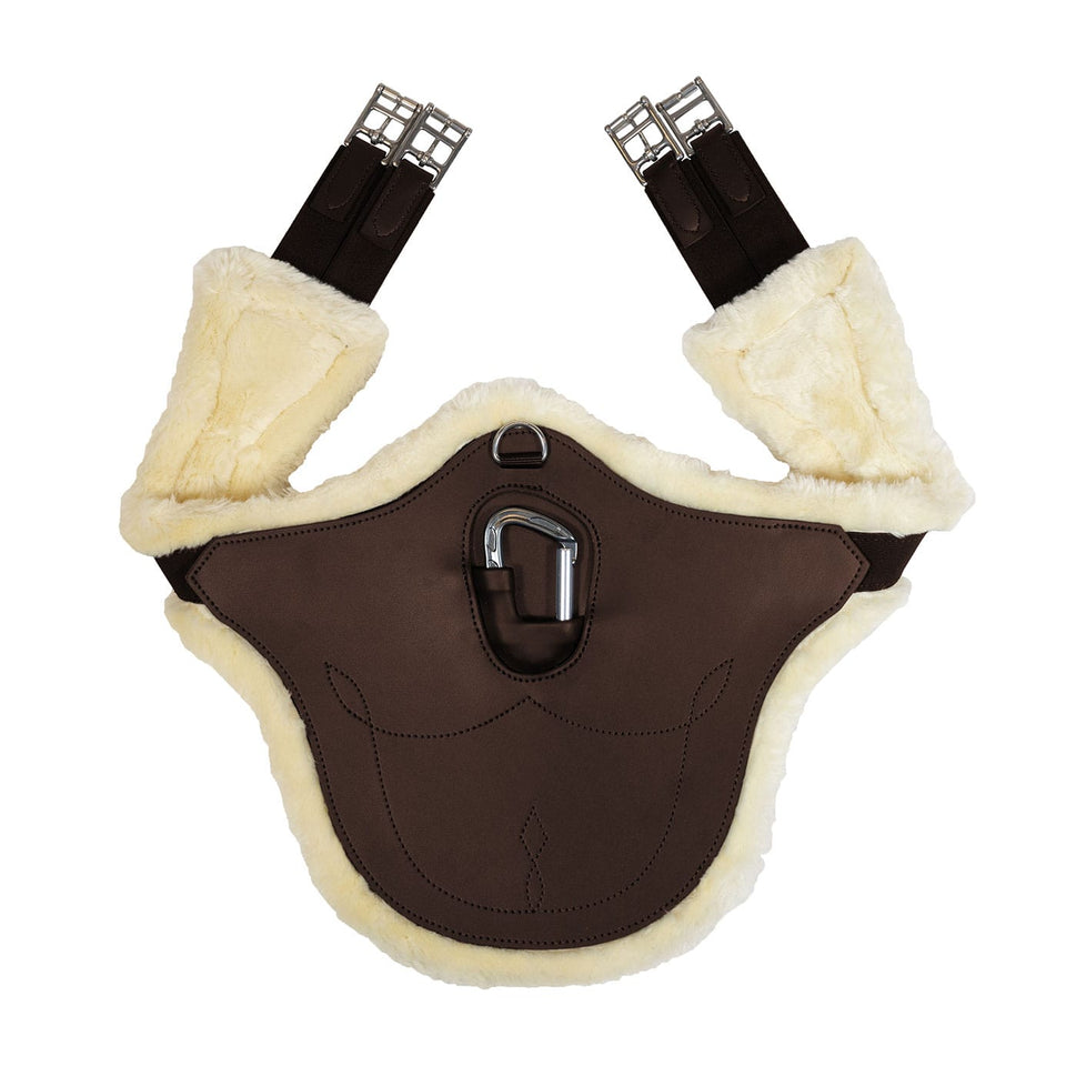 Kentucky Horsewear Anatomic Sheepskin Stud Girth - Brown
