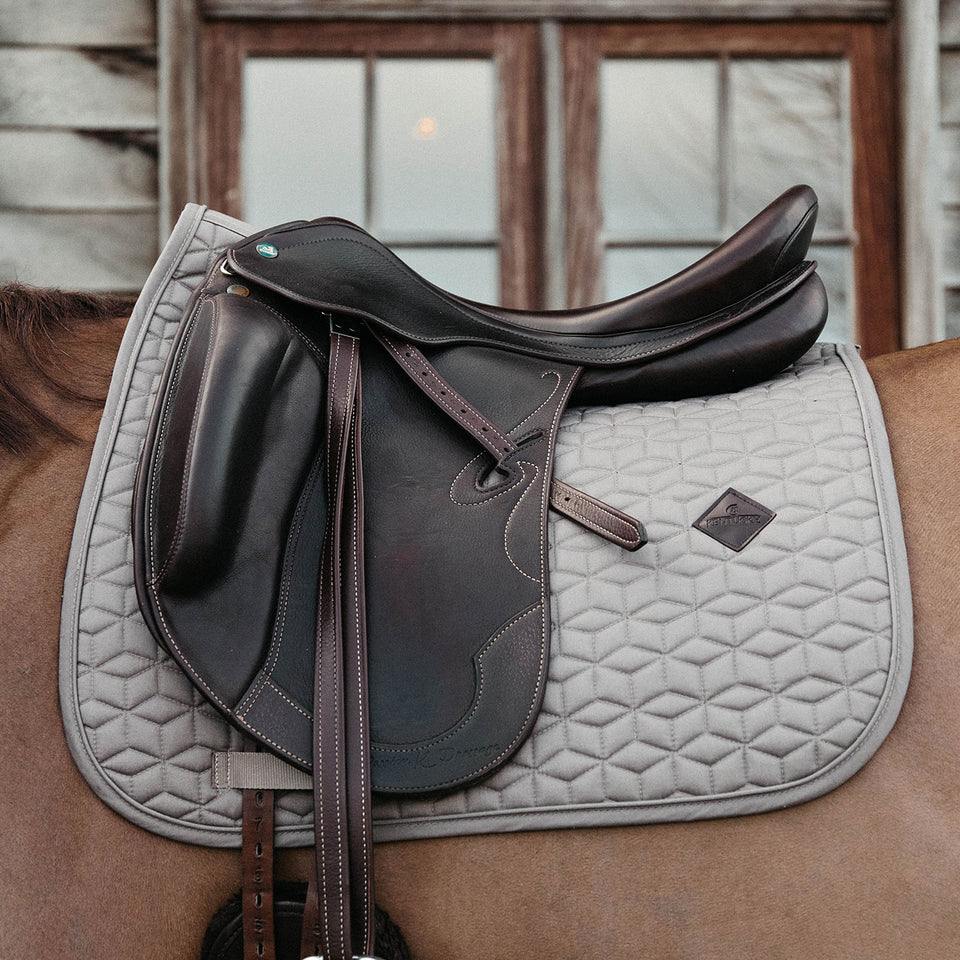 Kentucky Horsewear Classic Dressage Saddle Cloth - Beige