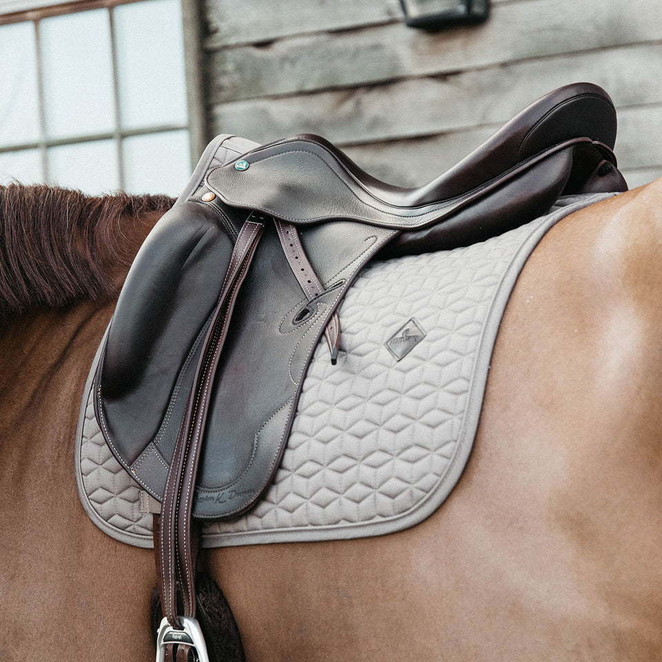 Kentucky Horsewear Classic Dressage Saddle Cloth - Beige