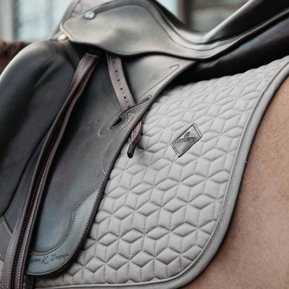 Kentucky Horsewear Classic Dressage Saddle Cloth - Beige
