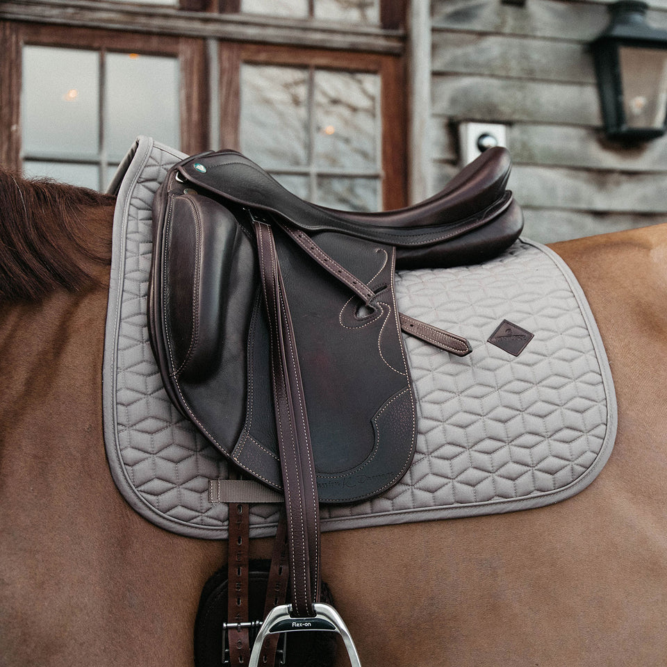 Kentucky Horsewear Classic Dressage Saddle Cloth - Beige