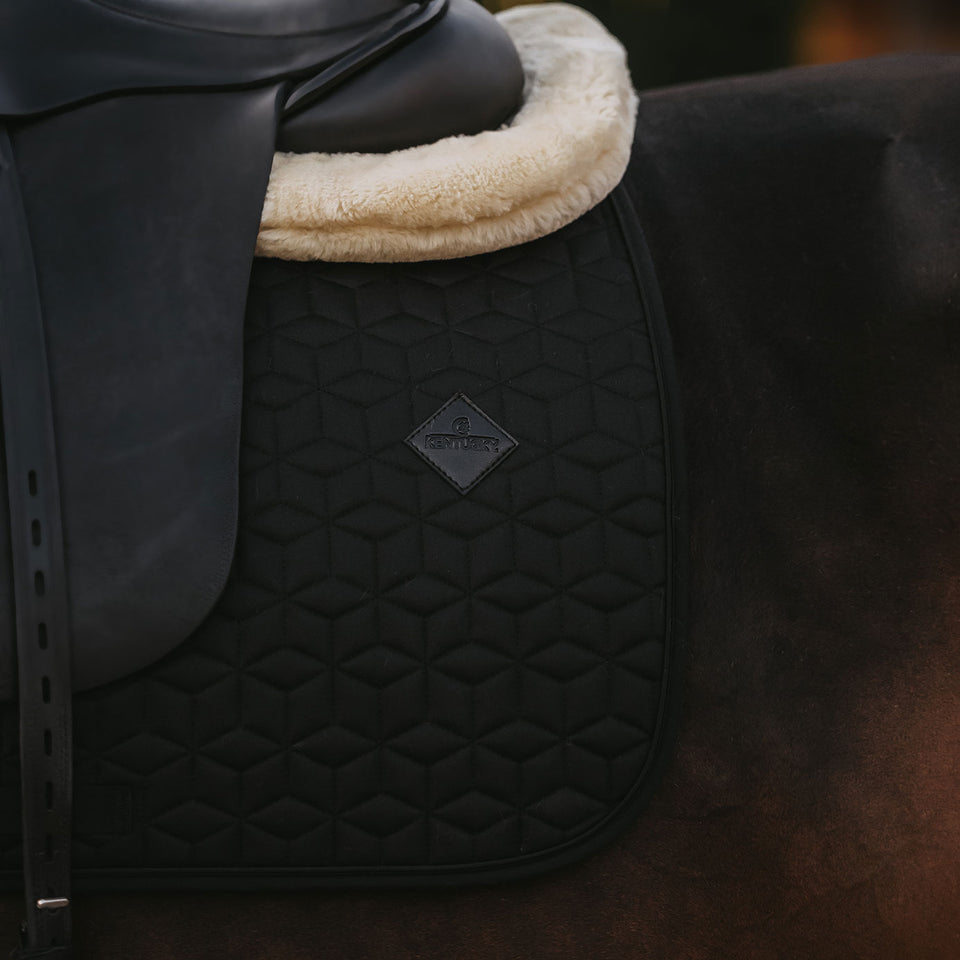 Kentucky Horsewear Classic Dressage Saddle Cloth - Black