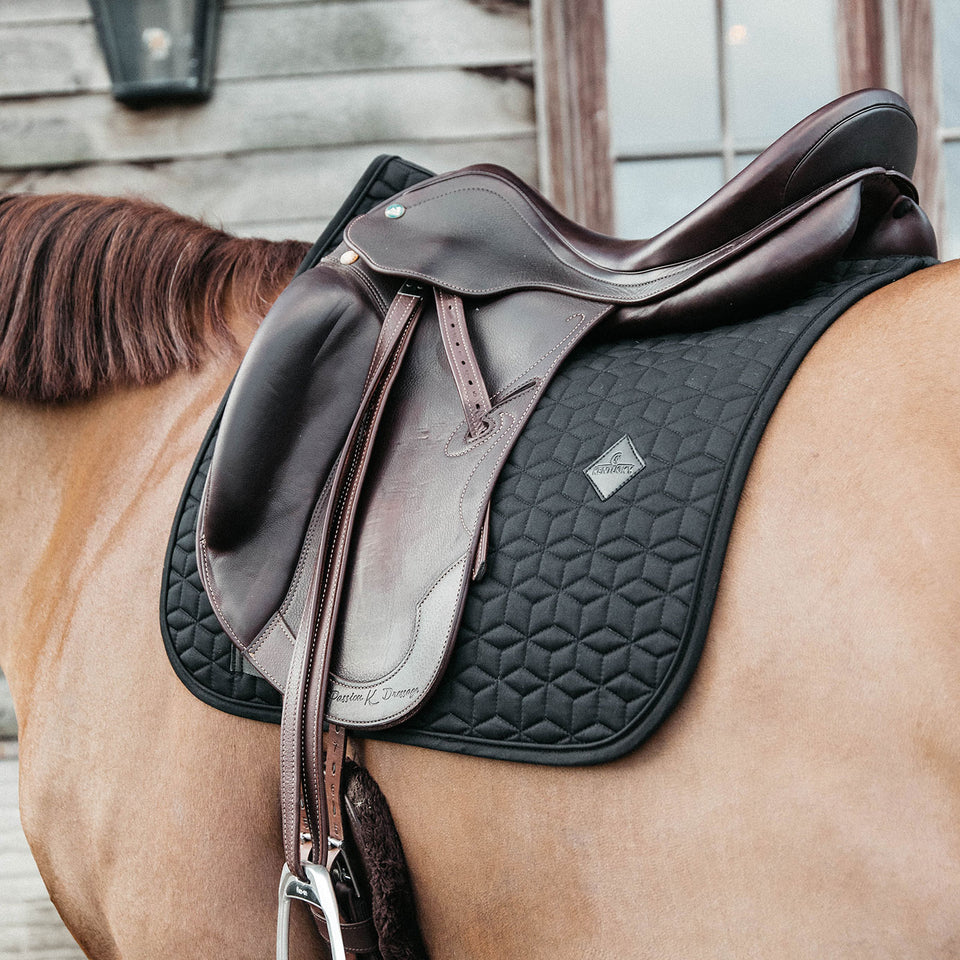 Kentucky Horsewear Classic Dressage Saddle Cloth - Black