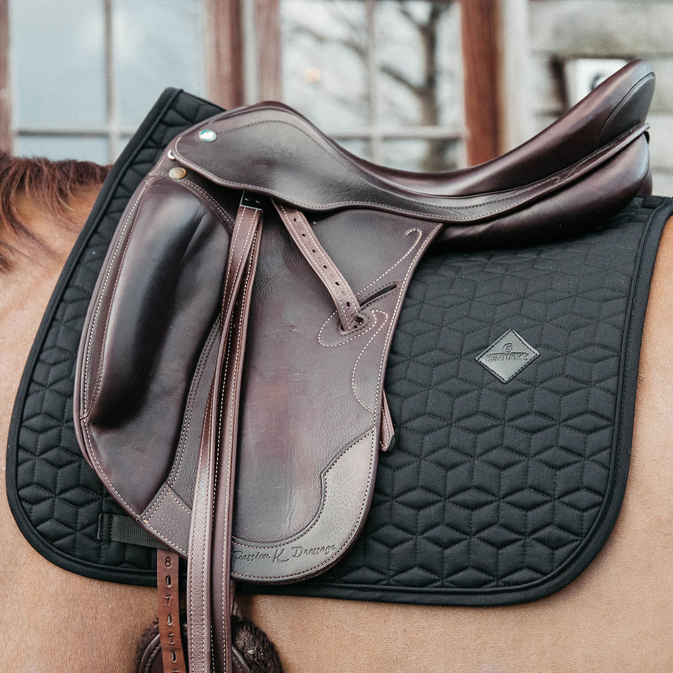 Kentucky Horsewear Classic Dressage Saddle Cloth - Black