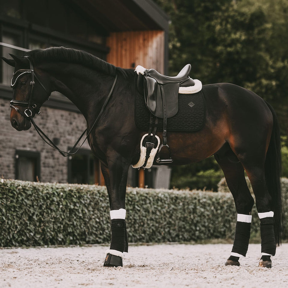 Kentucky Horsewear Classic Dressage Saddle Cloth - Black