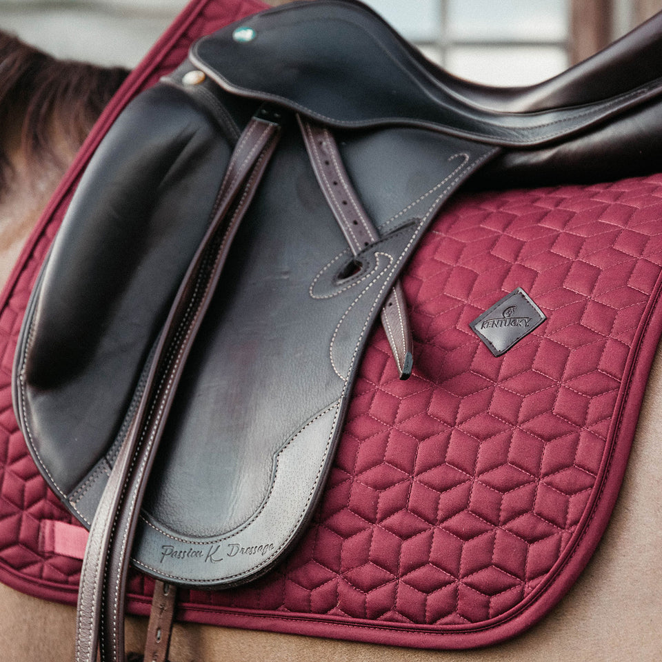Kentucky Horsewear Classic Dressage Saddle Cloth - Bordeaux
