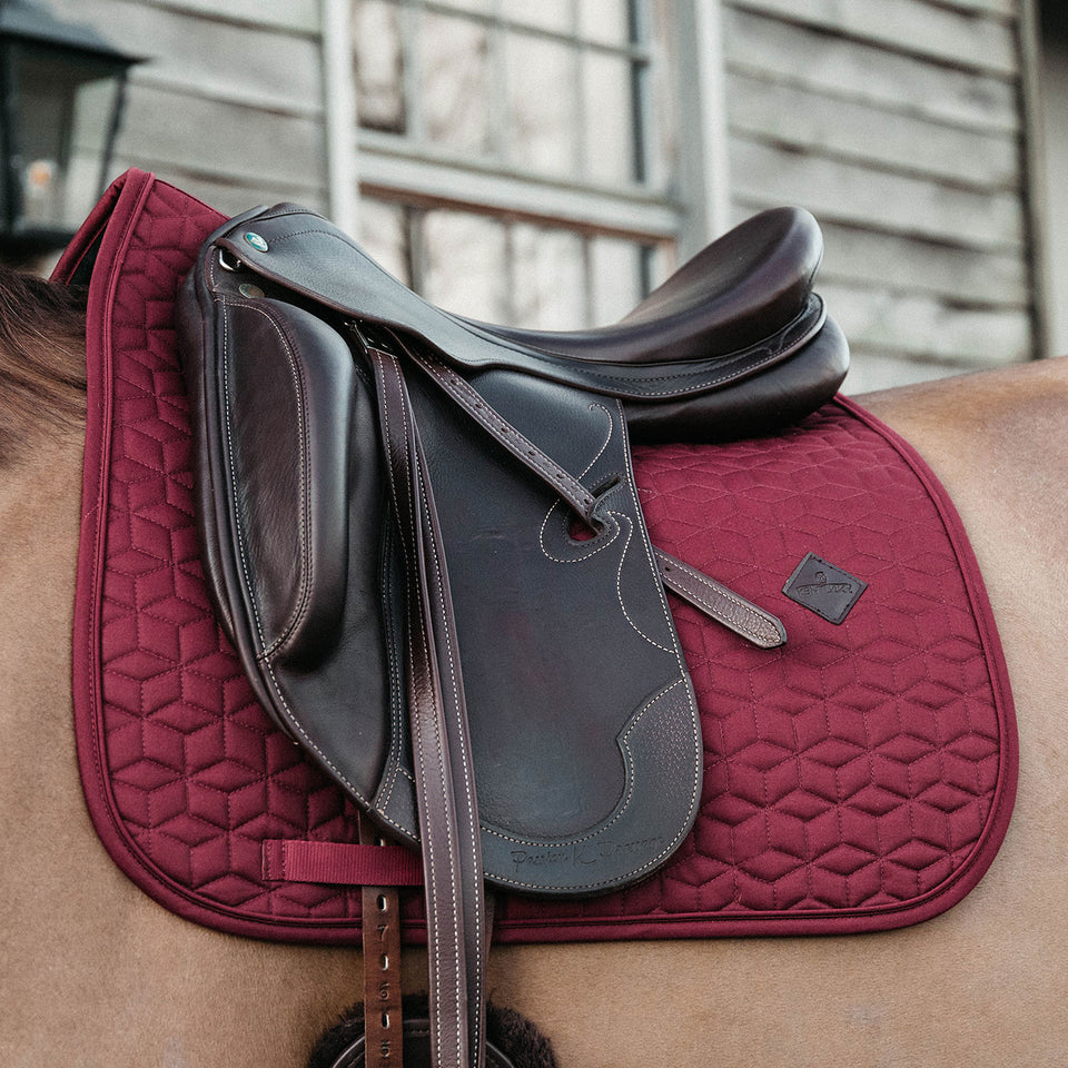 Kentucky Horsewear Classic Dressage Saddle Cloth - Bordeaux