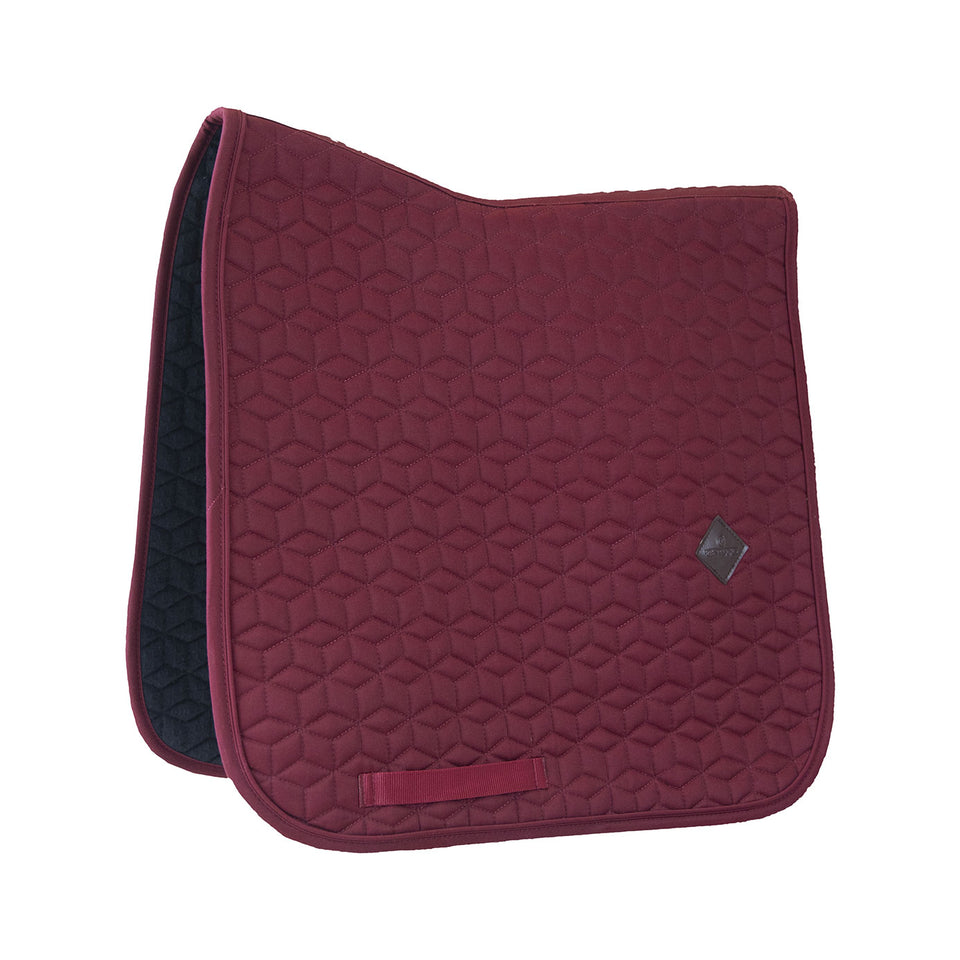 Kentucky Horsewear Classic Dressage Saddle Cloth - Bordeaux