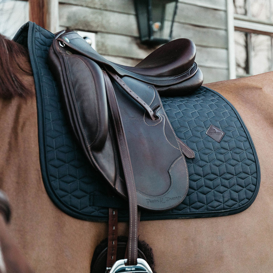 Kentucky Horsewear Classic Dressage Saddle Cloth - Grey