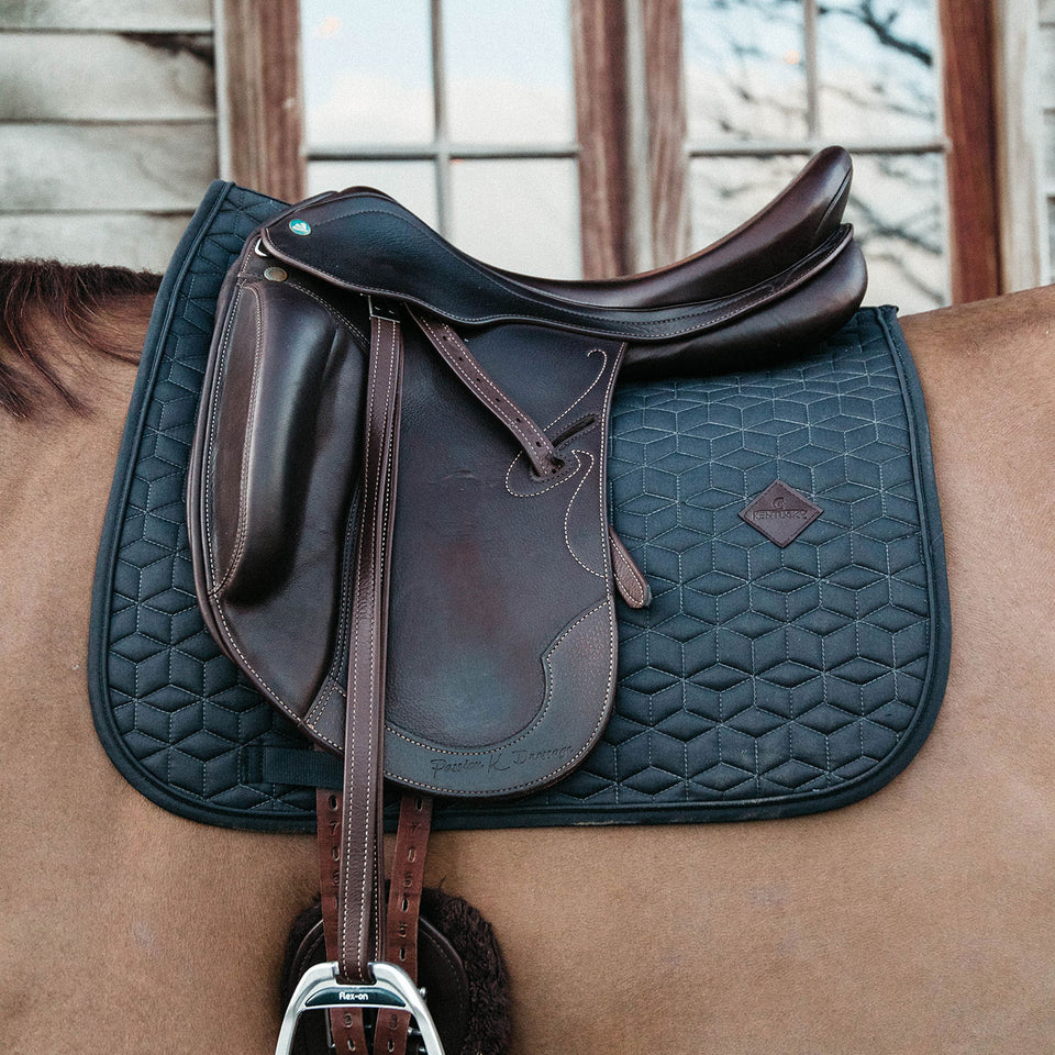 Kentucky Horsewear Classic Dressage Saddle Cloth - Grey