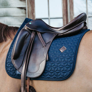 Kentucky Horsewear Classic Dressage Saddle Cloth - Navy