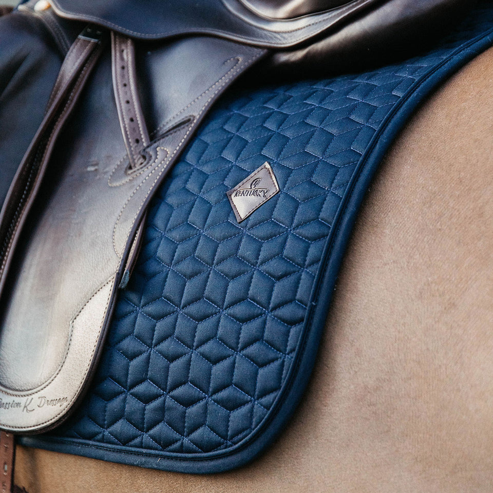Kentucky Horsewear Classic Dressage Saddle Cloth - Navy
