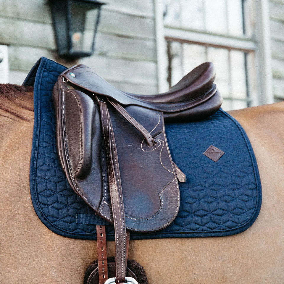 Kentucky Horsewear Classic Dressage Saddle Cloth - Navy