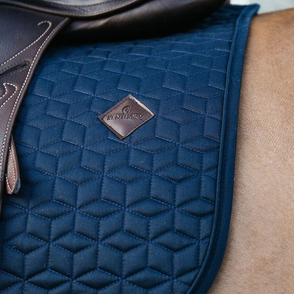 Kentucky Horsewear Classic Dressage Saddle Cloth - Navy