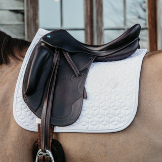 Kentucky Horsewear Classic Dressage Saddle Cloth - White