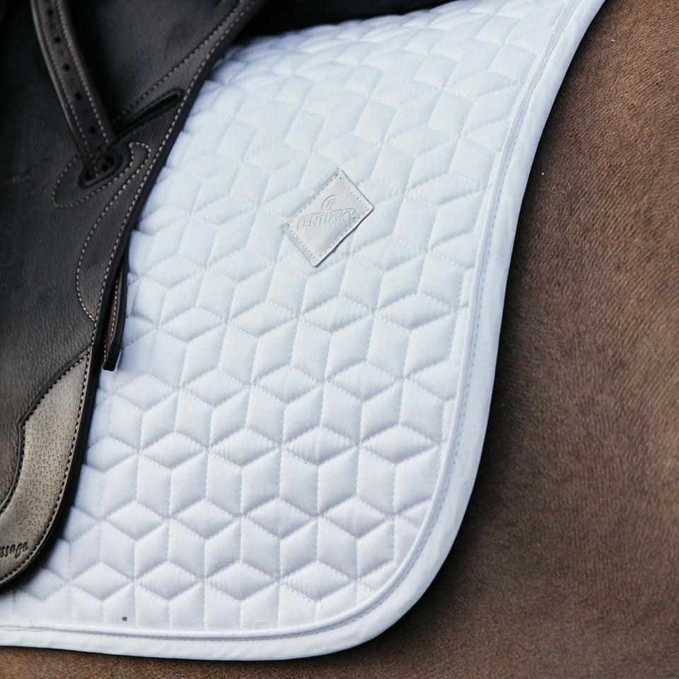 Kentucky Horsewear Classic Dressage Saddle Cloth - White