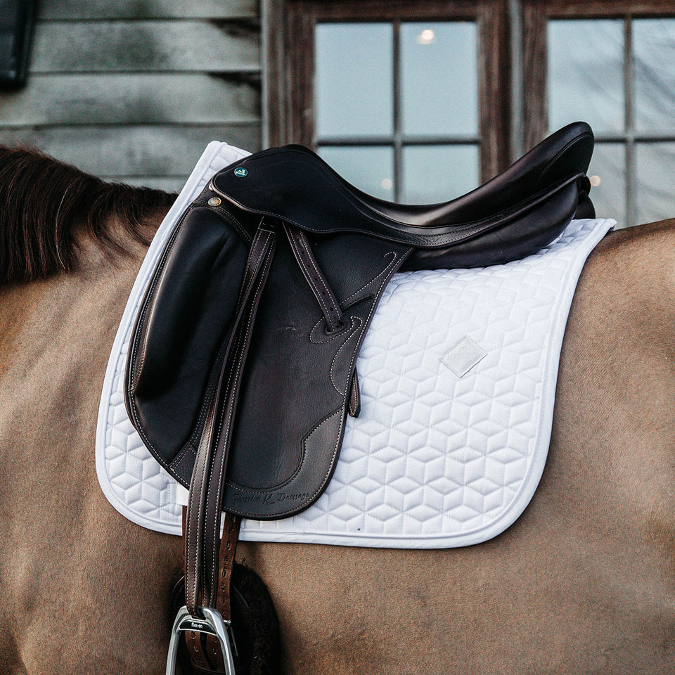 Kentucky Horsewear Classic Dressage Saddle Cloth - White