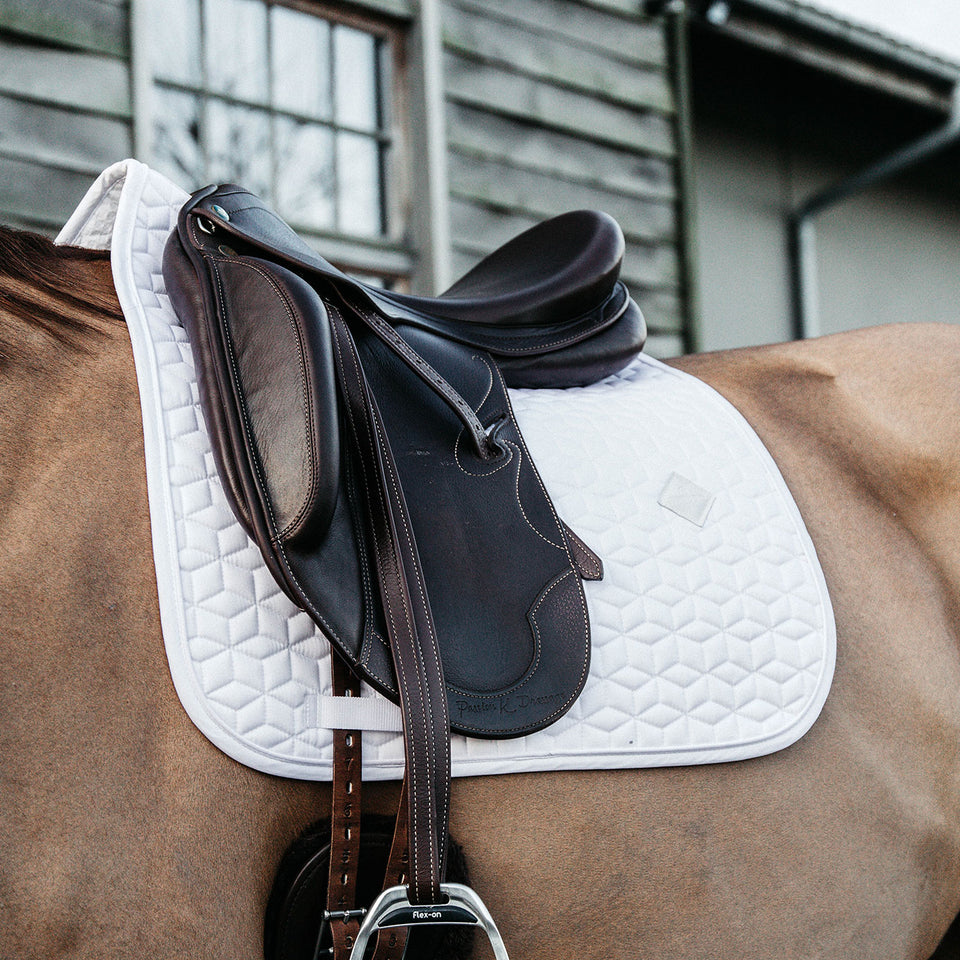 Kentucky Horsewear Classic Dressage Saddle Cloth - White