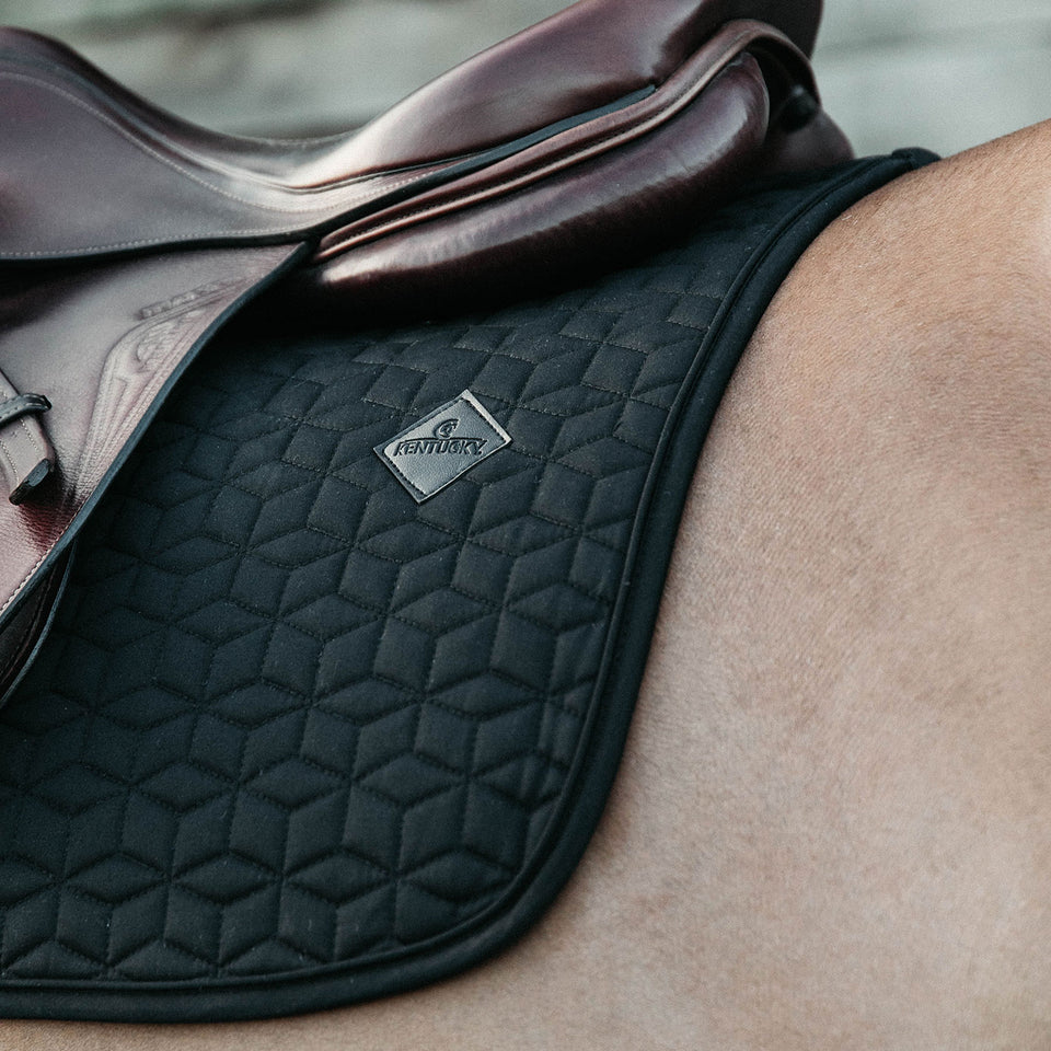 Kentucky Horsewear Classic Jumping Saddle Cloth - Black