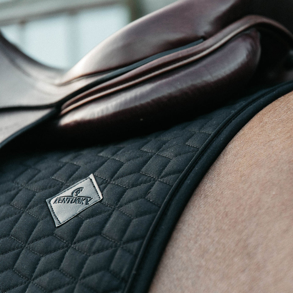 Kentucky Horsewear Classic Jumping Saddle Cloth - Black