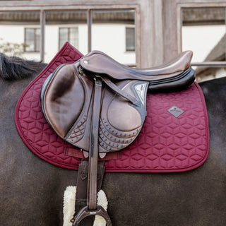 Kentucky Horsewear Classic Jumping Saddle Cloth - Bordeaux