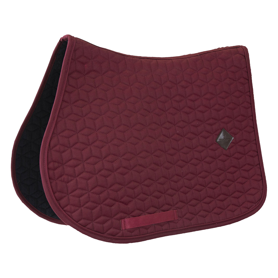 Kentucky Horsewear Classic Jumping Saddle Cloth - Bordeaux
