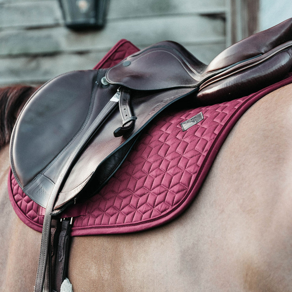 Kentucky Horsewear Classic Jumping Saddle Cloth - Bordeaux