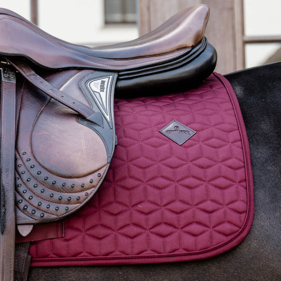 Kentucky Horsewear Classic Jumping Saddle Cloth - Bordeaux
