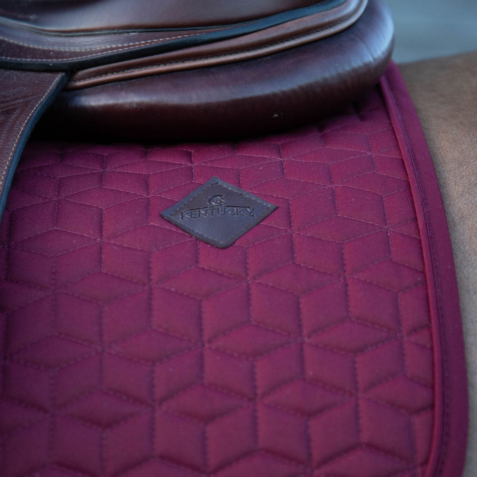 Kentucky Horsewear Classic Jumping Saddle Cloth - Bordeaux