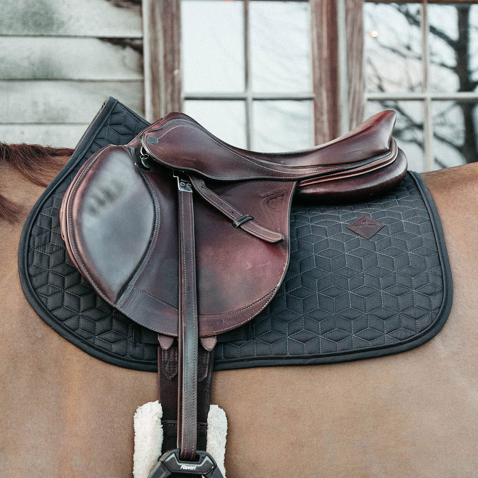 Kentucky Horsewear Classic Jumping Saddle Cloth - Grey