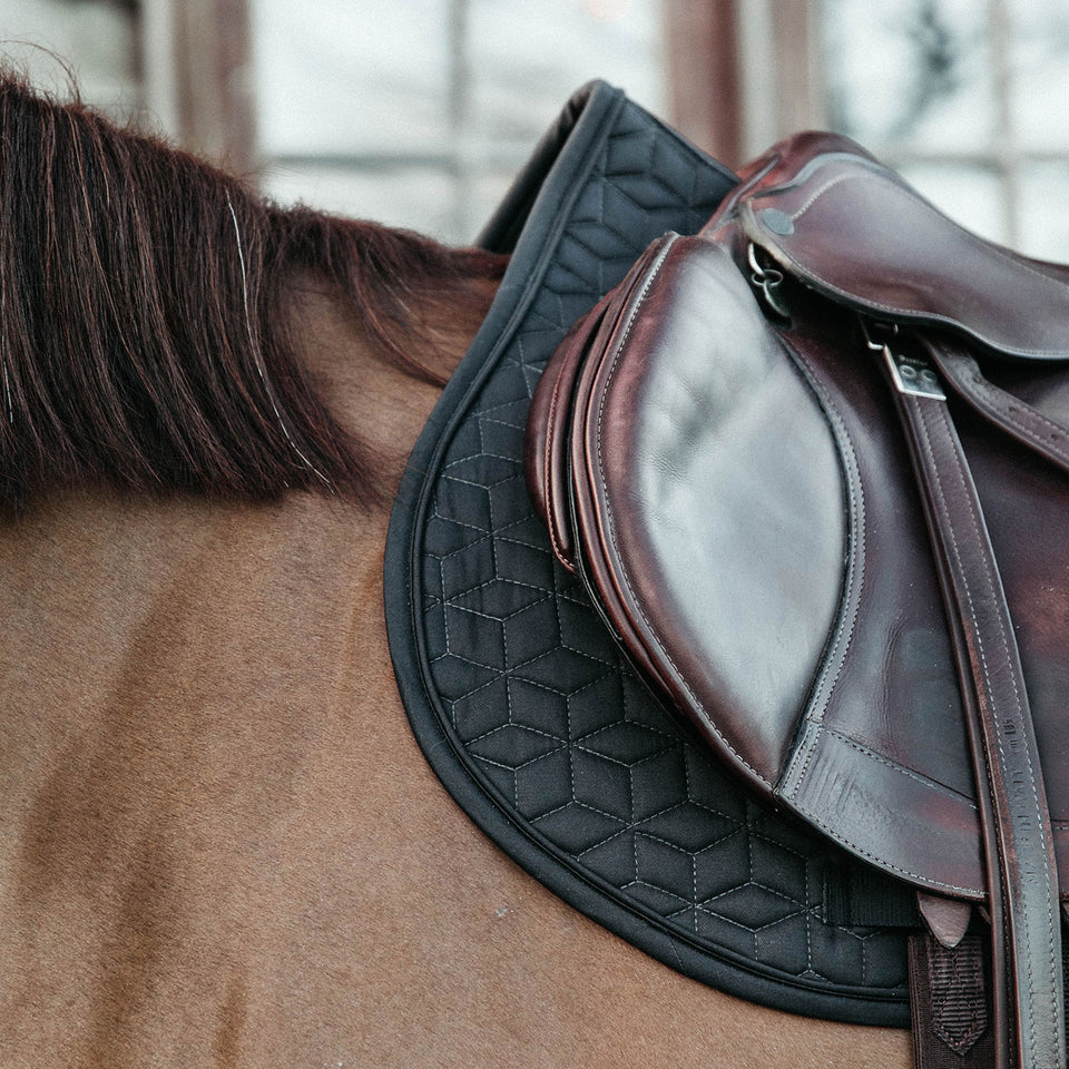Kentucky Horsewear Classic Jumping Saddle Cloth - Grey