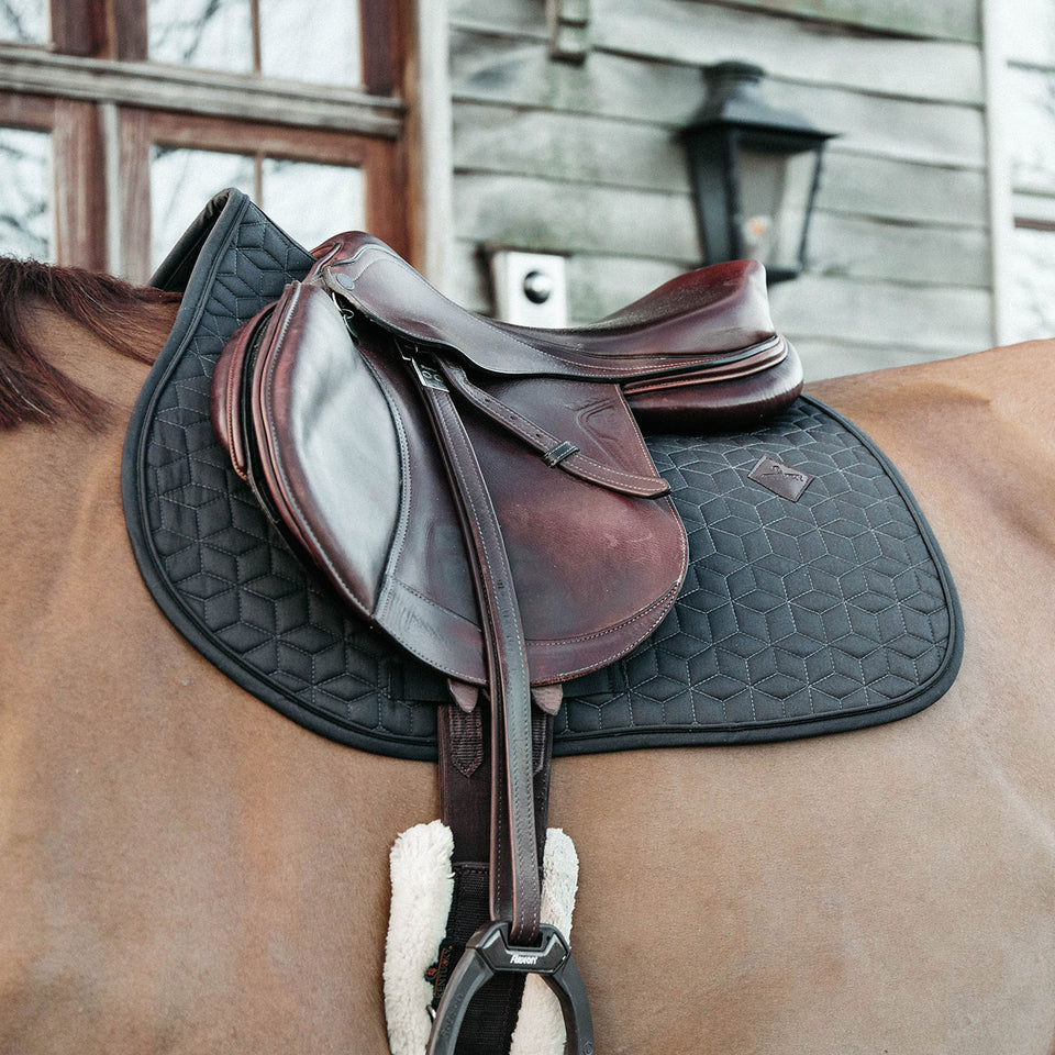 Kentucky Horsewear Classic Jumping Saddle Cloth - Grey