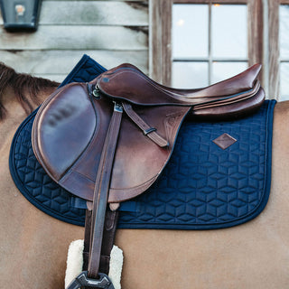 Kentucky Horsewear Classic Jumping Saddle Cloth - Navy