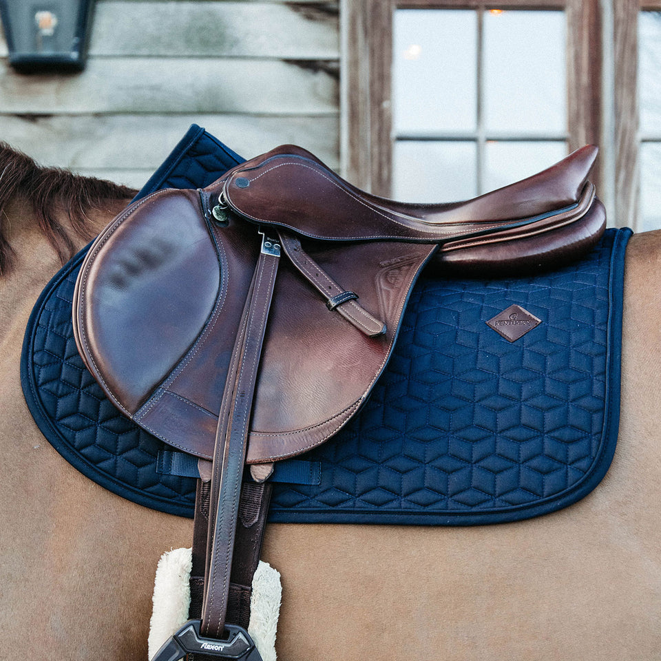 Kentucky Horsewear Classic Jumping Saddle Cloth - Navy