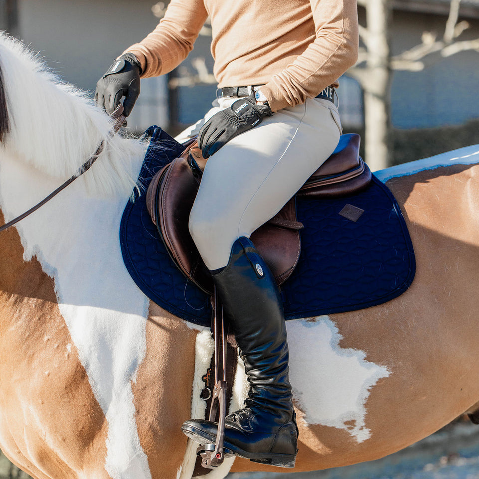 Kentucky Horsewear Classic Jumping Saddle Cloth - Navy