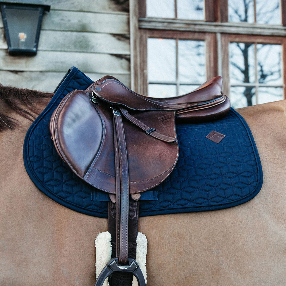 Kentucky Horsewear Classic Jumping Saddle Cloth - Navy