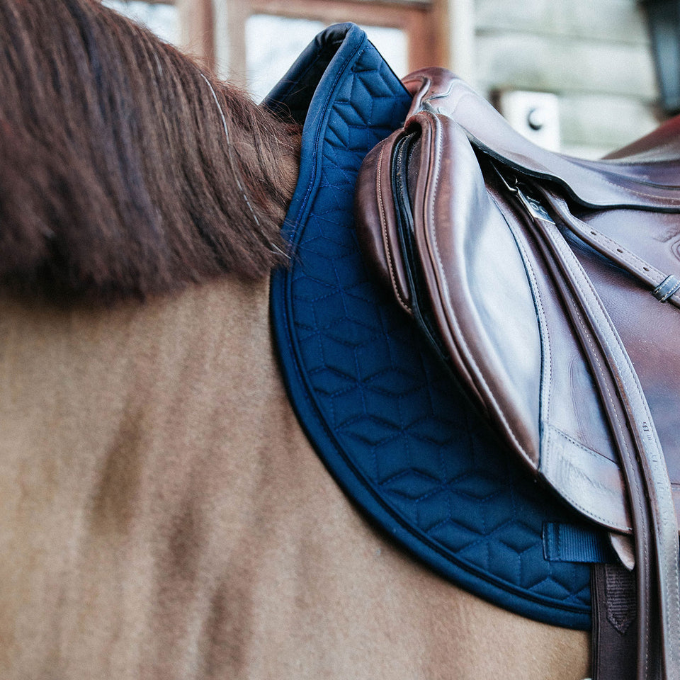 Kentucky Horsewear Classic Jumping Saddle Cloth - Navy