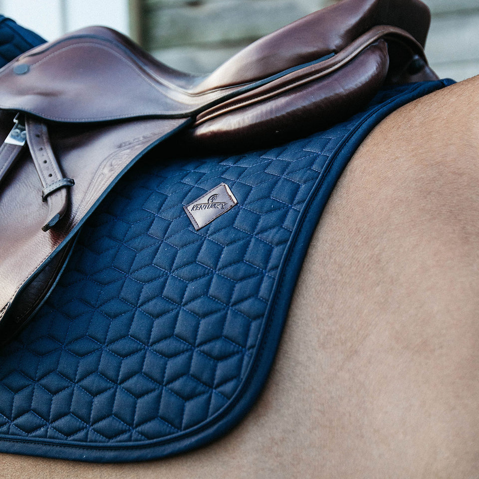 Kentucky Horsewear Classic Jumping Saddle Cloth - Navy