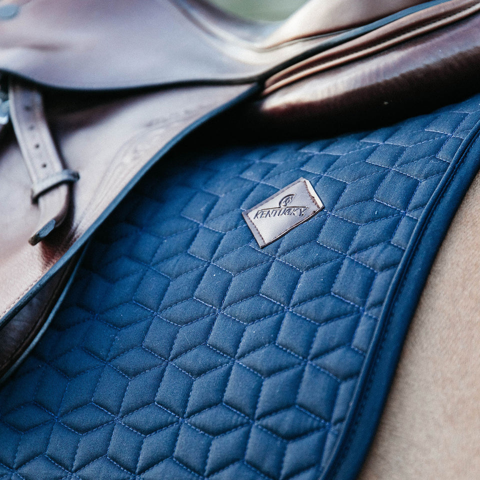 Kentucky Horsewear Classic Jumping Saddle Cloth - Navy