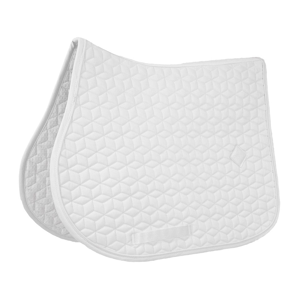 Kentucky Horsewear Classic Jumping Saddle Cloth - White