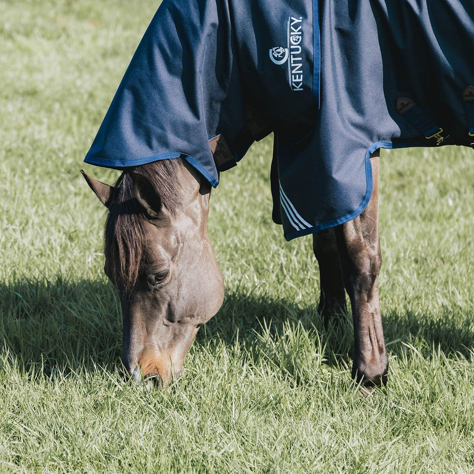 Kentucky Horsewear All Weather Comfort Turnout Rug 100g - Navy