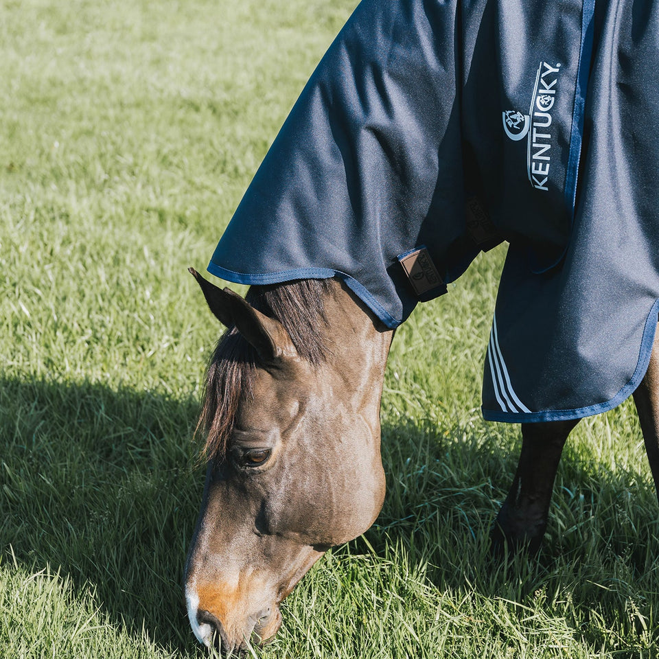 Kentucky Horsewear All Weather Comfort Turnout Rug 100g - Navy