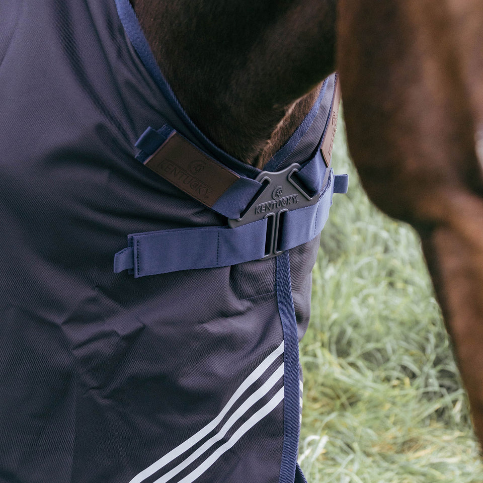 Kentucky Horsewear All Weather Comfort Turnout Rug 100g - Navy