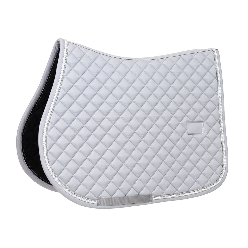 Kentucky Horsewear Diamond Quilt Rope Jumping Saddle Cloth - Grey